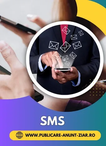 Plata anunțului prin SMS